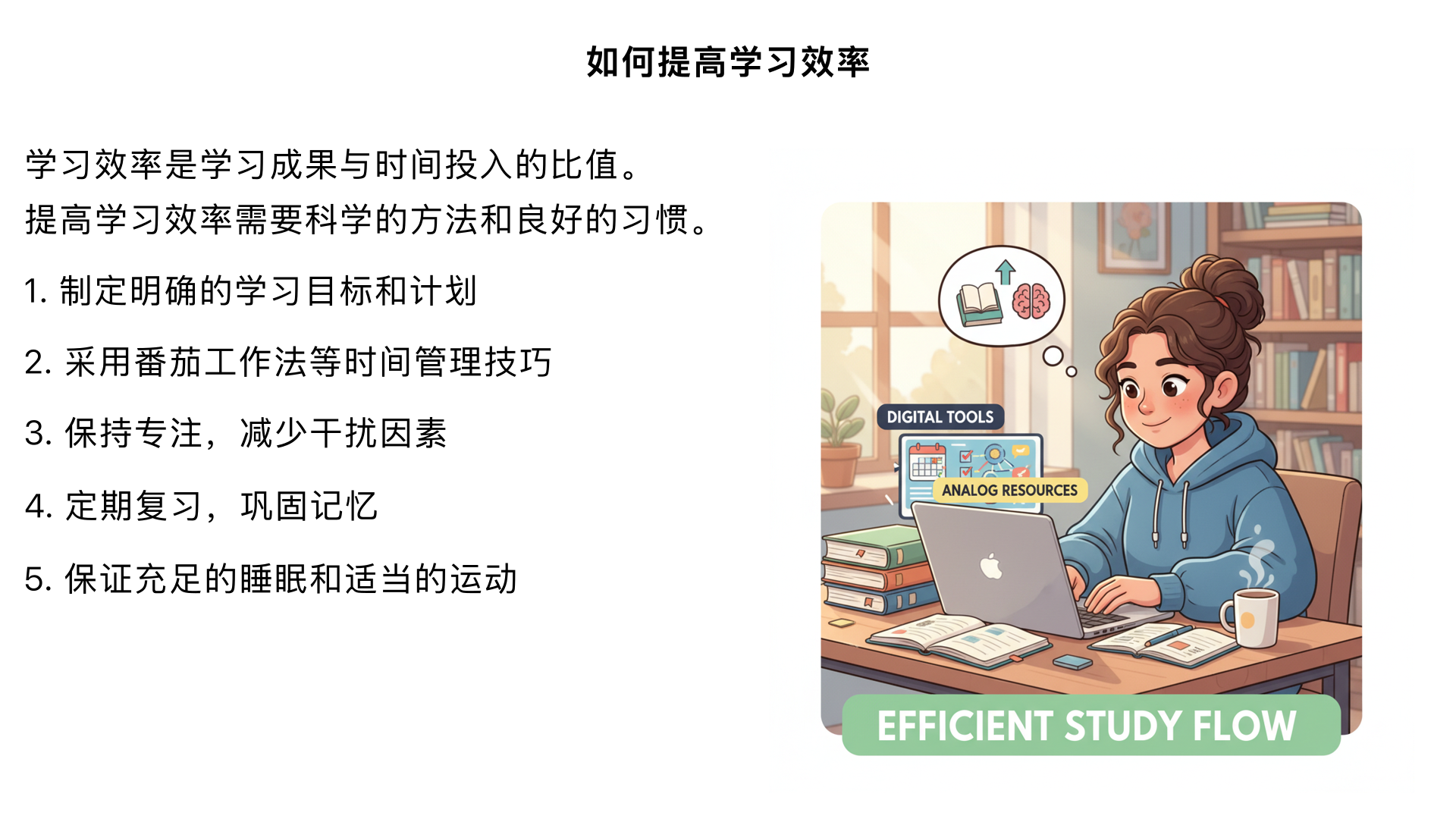 如何提高学习效率